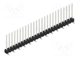 Connector: pin strips; pin header; male; PIN: 25; 2.54mm; SMT; 1x25