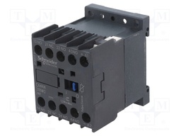 Contactor: 4-pole; NC + NO x3; 24VDC; 10A; DIN,on panel; TeSys D