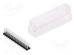 Connector: pin strips; pin header; male; PIN: 32; 2.54mm; SMT; 2x16