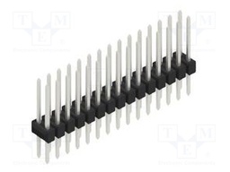 Connector: pin strips; pin header; male; PIN: 30; 2.54mm; THT; 2x15