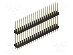 Connector: pin strips; pin header; male; PIN: 42; 2.54mm; THT; 2x21