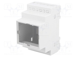 Enclosure: for DIN rail mounting; Y: 90mm; X: 52mm; Z: 65mm; ABS
