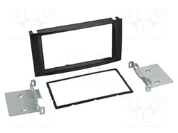 Radio frame; VW; 2 DIN; black