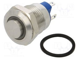 Switch: vandal resistant; Pos: 2; SPST-NO; 2A/36VDC; IP65; OFF-(ON)