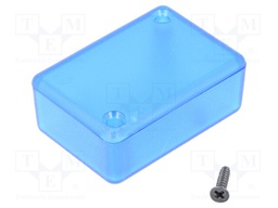 Enclosure: multipurpose; X: 35mm; Y: 50mm; Z: 20mm; 1551; ABS; blue