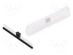 Connector: pin strips; pin header; male; PIN: 31; 2.54mm; SMT; 1x31