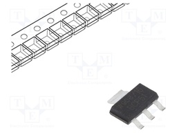 Transistor: PNP; bipolar; 45V; 1A; 1W; SOT223