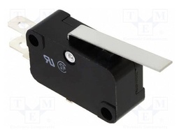 Microswitch SNAP ACTION; with lever; SPDT; 15A/250VAC; ON-(ON)