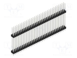 Connector: pin strips; pin header; male; PIN: 66; 2.54mm; THT; 2x33