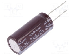 Capacitor: electrolytic; low impedance; THT; 3300uF; 35VDC; ±20%