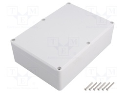 Enclosure: multipurpose; X: 126mm; Y: 176mm; Z: 55mm; ABS; grey; IP65