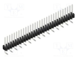 Connector: pin strips; pin header; male; PIN: 30; 1.27mm; SMT; 1x30