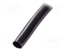 Insulating tube; PVC; black; -20÷125°C; Øint: 18mm; L: 100m; UL94V-0