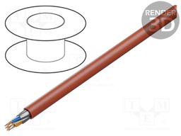 Wire; ETHERLINE® FIRE; 5e; solid; Cu; 4x2x23AWG; technical type