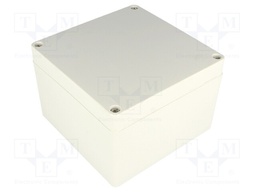 Enclosure: multipurpose; X: 120mm; Y: 120mm; Z: 80mm; 1554; ABS; grey