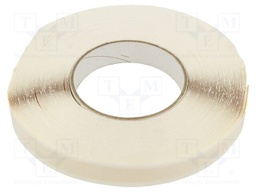 Tape: fixing; W: 12mm; L: 30m; Thk: 0.4mm; rubber hot-melt; amber