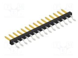 Connector: pin strips; pin header; male; PIN: 15; 2mm; SMT; 1x15