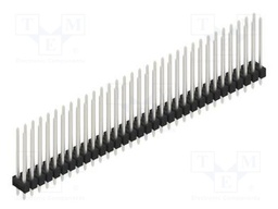 Connector: pin strips; pin header; male; PIN: 64; 2.54mm; THT; 2x32