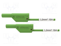 Test lead; 16A; 4mm banana plug-4mm banana plug; Urated: 1kV
