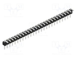 Connector: pin strips; pin header; male; PIN: 26; 2.54mm; THT; 1x26
