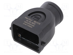Enclosure: for rectangular connectors; Han Eco B; size 6B; M25