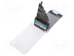 Drill set; Application: aluminium,metal,steel,copper alloy