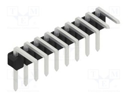 Connector: pin strips; pin header; male; PIN: 9; 2.54mm; THT; 1x9