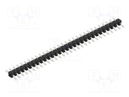 Connector: pin strips; pin header; male; PIN: 30; 2.54mm; SMT; 1x30
