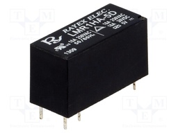Relay: electromagnetic; SPST-NO; Ucoil: 5VDC; 16A/250VAC; 16A
