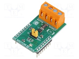 Click board; motor driver; GPIO,PWM; MAX14870; 3.3/5VDC