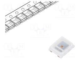 LED; SMD; 2835,PLCC2; red; 8÷13lm; 2.8x3.5x0.8mm; 120°; 1.8÷2.5V