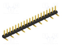 Connector: pin strips; pin header; male; PIN: 19; 2mm; SMT; 1x19