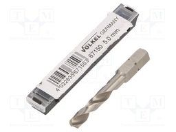 Drill bit; for metal; Ø: 5mm; L: 50mm; Working part len: 26mm