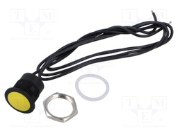 Industrial Pushbutton Switch, 16mm, IP65, IP67, IA Series, 16.2 mm, SPST-NO, Momentary, Round