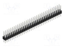 Connector: pin strips; pin header; male; PIN: 66; 1.27mm; THT; 2x33