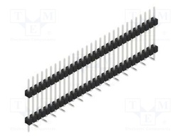 Connector: pin strips; pin header; male; PIN: 29; 2.54mm; SMT; 1x29
