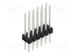 Connector: pin strips; pin header; male; PIN: 12; 2.54mm; THT; 2x6