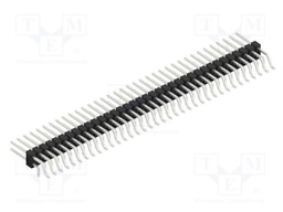 Connector: pin strips; pin header; male; PIN: 72; 2.54mm; SMT,THT
