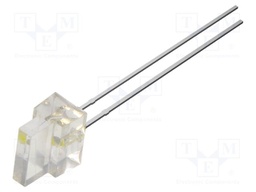 LED; white cold; 1.8mm; 1560mcd; 30°; Front: flat; 10000K; tower