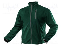 Fleece sweatshirt; Size: S; green; 300g/m2