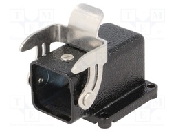 Enclosure: for HDC connectors; Han M; size 24B; with latch; IP65