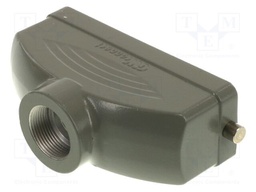 Enclosure for connectors: HDC; -40÷125°C; for cable; IP66