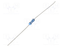 Resistor: thin film; THT; 130Ω; 600mW; ±5%; Ø2.5x6.5mm; 50ppm/°C