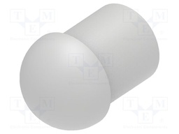Stopper; polyamide; light grey; L: 14mm; -20÷100°C; Entrelec