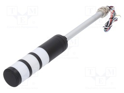 Signaller: signalling column; continuous light,blinking light