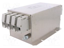 Filter: anti-interference; three-phase; 530VAC; 80A; Ir: 11mA; 20W