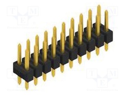 Connector: pin strips; pin header; male; PIN: 20; 2.54mm; THT; 2x10