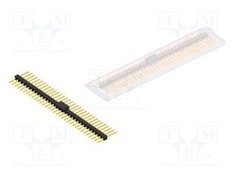 Connector: pin strips; pin header; male; PIN: 33; 2.54mm; SMT; 1x33