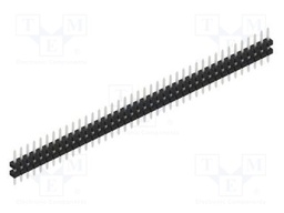 Connector: pin strips; pin header; male; PIN: 40; 2mm; THT; 1x40