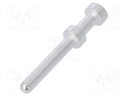 Contact; male; 0.5mm2; 20AWG; silver plated; crimped; bulk; 16A